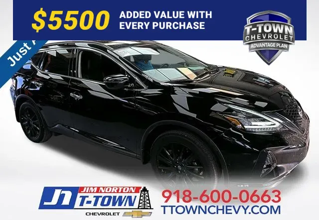 Black 2024 Nissan Murano SV for sale in Tulsa, OK