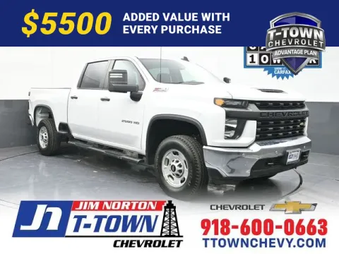 White 2023 Chevrolet Silverado 2500HD Work Truck for sale in Tulsa, OK