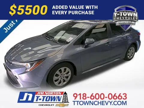 Blue 2023 Toyota Corolla LE for sale in Tulsa, OK