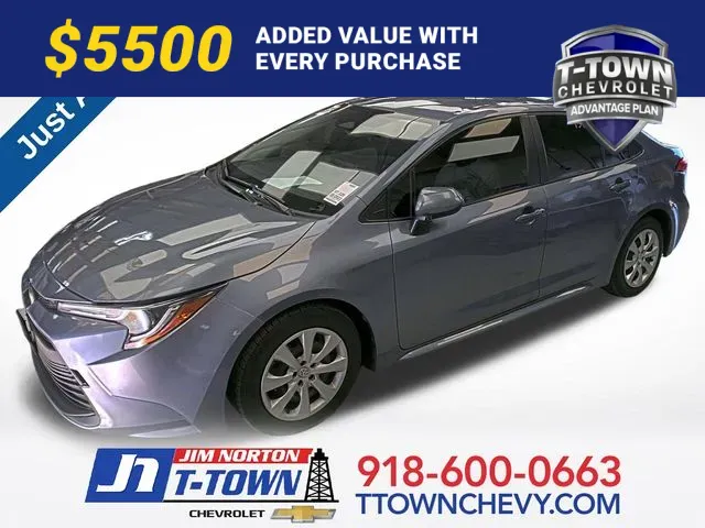 Blue 2023 Toyota Corolla LE for sale in Tulsa, OK