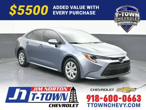 Blue 2023 Toyota Corolla LE for sale in Tulsa, OK