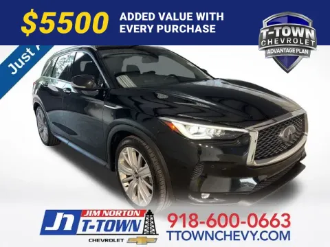 Black 2020 INFINITI QX50 Sensory for sale in Tulsa, OK