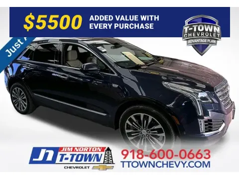 Blue 2019 Cadillac XT5 Premium Luxury for sale in Tulsa, OK