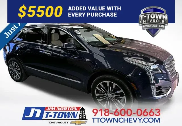 Blue 2019 Cadillac XT5 Premium Luxury for sale in Tulsa, OK