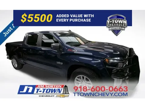 Blue 2019 Chevrolet Silverado 1500 LT for sale in Tulsa, OK