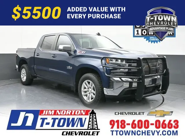 Blue 2019 Chevrolet Silverado 1500 LT for sale in Tulsa, OK
