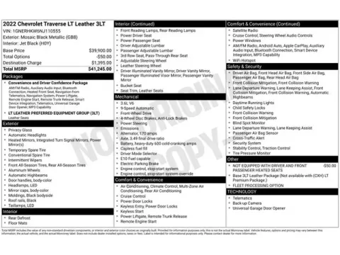 Photos of 2022 Chevrolet Traverse LT Leather for sale in Tulsa, OK at Jim Norton T-Town Chevrolet