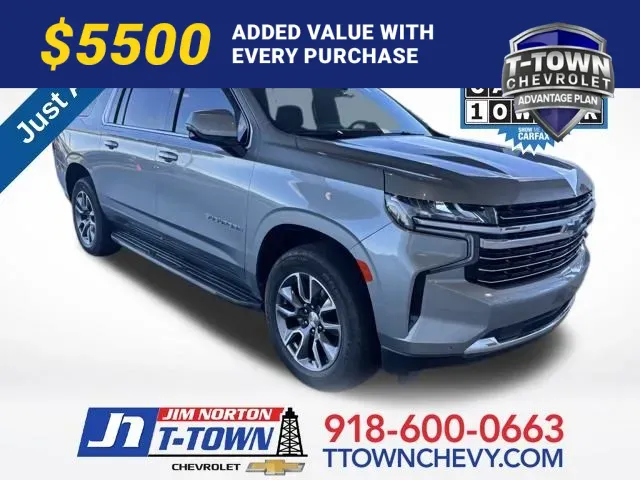 Gray 2023 Chevrolet Suburban LT for sale in Tulsa, OK