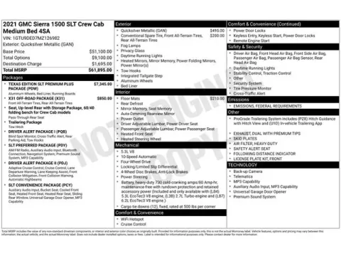 Photos of 2021 GMC Sierra 1500 SLT for sale in Tulsa, OK at Jim Norton T-Town Chevrolet