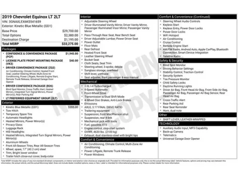 Photos of 2019 Chevrolet Equinox LT for sale in Tulsa, OK at Jim Norton T-Town Chevrolet