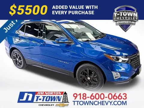 Blue 2019 Chevrolet Equinox LT for sale in Tulsa, OK