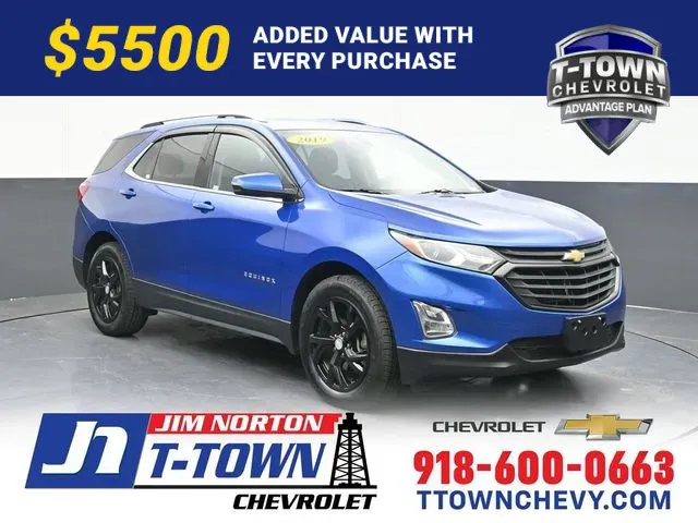 Blue 2019 Chevrolet Equinox LT for sale in Tulsa, OK