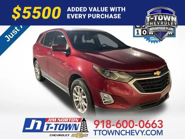 Red 2019 Chevrolet Equinox LT for sale in Tulsa, OK