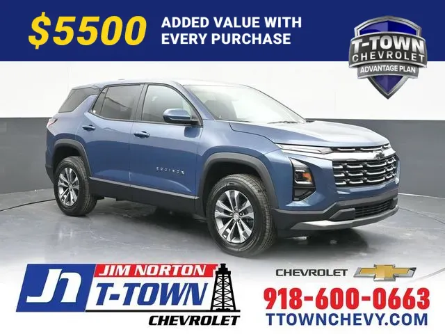 Blue 2026 Chevrolet Equinox LT for sale in Tulsa, OK