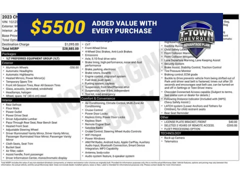 Black 2023 Chevrolet Malibu LT for sale in Tulsa, OK