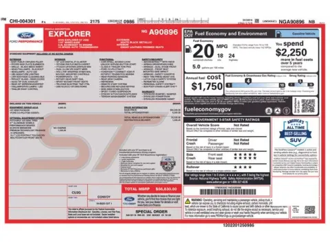 Another view of 2022 Ford Explorer ST for sale in Tulsa, OK at Jim Norton T-Town Chevrolet