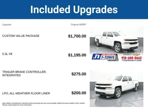 More photos of 2018 Chevrolet Silverado 1500 Custom at Jim Norton T-Town Chevrolet, OK