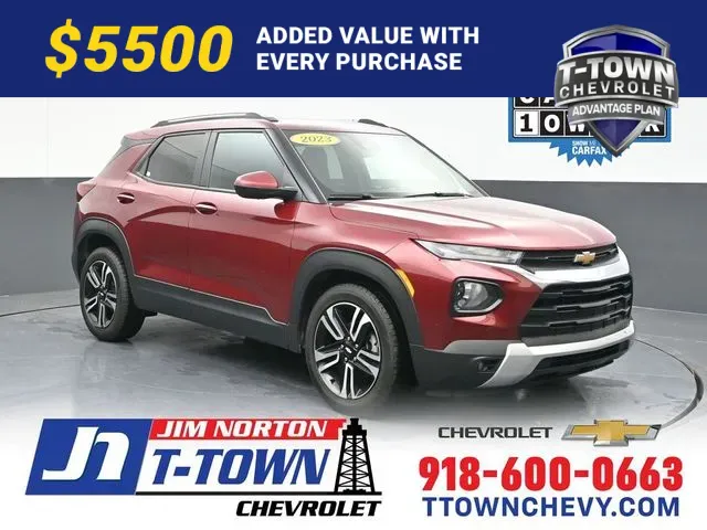 Red 2023 Chevrolet TrailBlazer LT for sale in Tulsa, OK