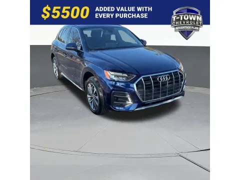 Blue 2021 Audi Q5 45 Premium Plus for sale in Tulsa, OK