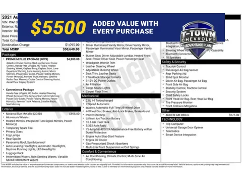 Blue 2021 Audi Q5 45 Premium Plus for sale in Tulsa, OK