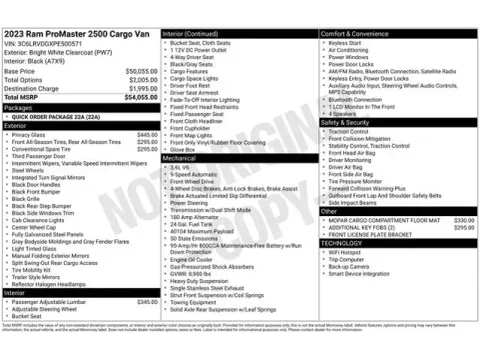 Photos of 2023 Ram ProMaster 2500 High Roof for sale in Tulsa, OK at Jim Norton T-Town Chevrolet