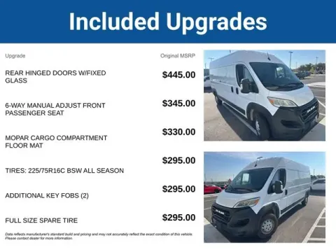 More photos of 2023 Ram ProMaster 2500 High Roof at Jim Norton T-Town Chevrolet, OK