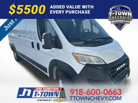 White 2023 Ram ProMaster 2500 High Roof for sale in Tulsa, OK