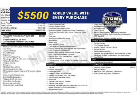 Black 2015 Chevrolet Colorado Z71 for sale in Tulsa, OK