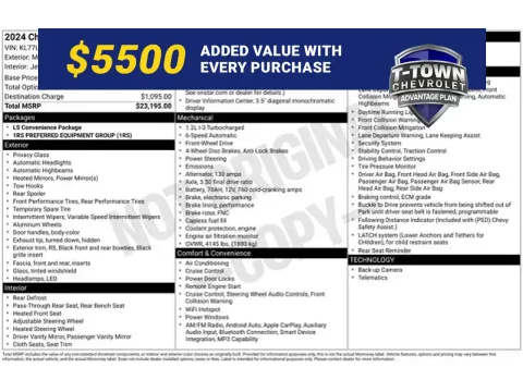 Black 2024 Chevrolet Trax 1RS for sale in Tulsa, OK