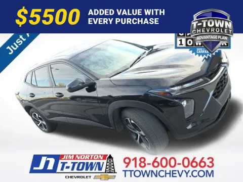 Black 2024 Chevrolet Trax 1RS for sale in Tulsa, OK