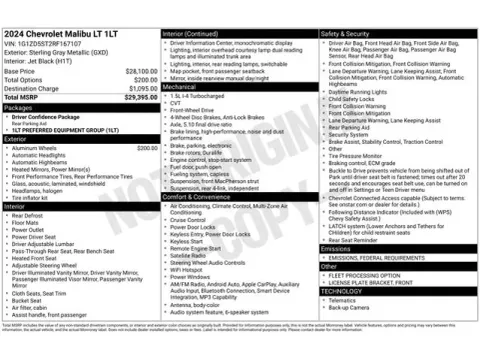 Another view of 2024 Chevrolet Malibu LT for sale in Tulsa, OK at Jim Norton T-Town Chevrolet