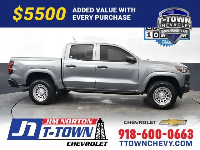 Gray 2024 Chevrolet Colorado Work Truck for sale in Tulsa, OK
