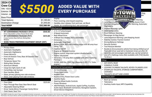 2024 Chevrolet Colorado Work Truck