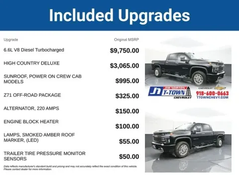 More photos of 2020 Chevrolet Silverado 3500HD High Country at Jim Norton T-Town Chevrolet, OK