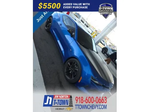 Blue 2017 Chevrolet Camaro 1LS for sale in Tulsa, OK