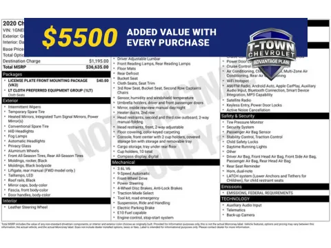 Gray 2020 Chevrolet Traverse LT for sale in Tulsa, OK