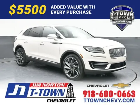 White 2019 Lincoln Nautilus Reserve for sale in Tulsa, OK