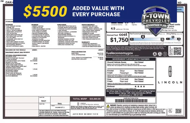 White 2019 Lincoln Nautilus Reserve for sale in Tulsa, OK