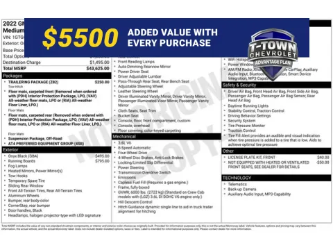 Black 2022 GMC Canyon AT4 w/Cloth for sale in Tulsa, OK