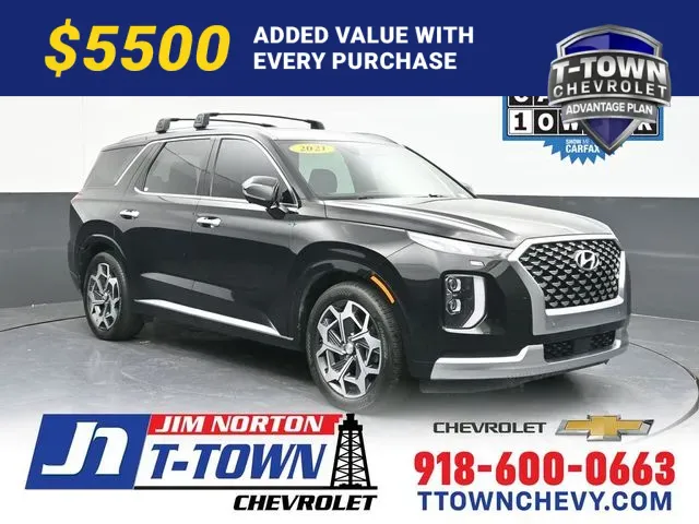 Black 2021 Hyundai Palisade Calligraphy for sale in Tulsa, OK