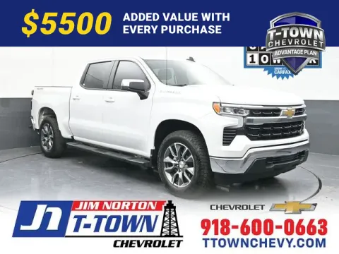 White 2025 Chevrolet Silverado 1500 LT for sale in Tulsa, OK