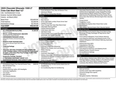 Another view of 2025 Chevrolet Silverado 1500 LT for sale in Tulsa, OK at Jim Norton T-Town Chevrolet