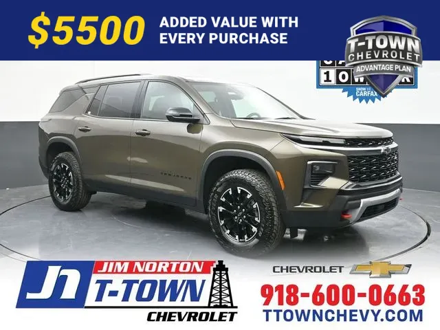 Brown 2024 Chevrolet Traverse Z71 for sale in Tulsa, OK