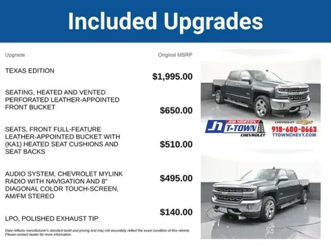 More photos of 2018 Chevrolet Silverado 1500 LTZ at Jim Norton T-Town Chevrolet, OK