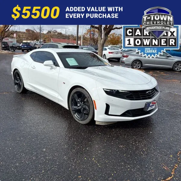 White 2022 Chevrolet Camaro 2LT for sale in Tulsa, OK