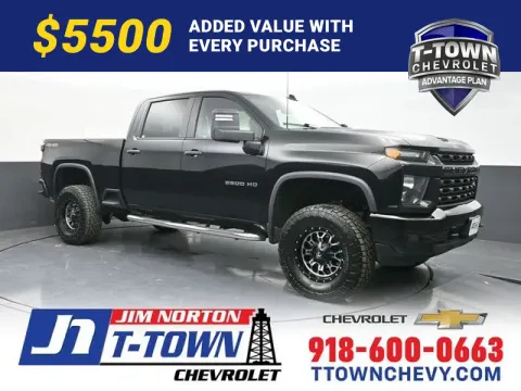 Black 2020 Chevrolet Silverado 2500HD Custom for sale in Tulsa, OK