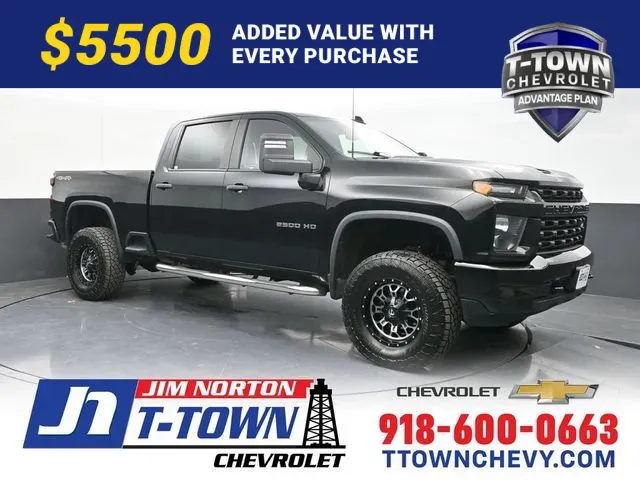 Black 2020 Chevrolet Silverado 2500HD Custom for sale in Tulsa, OK