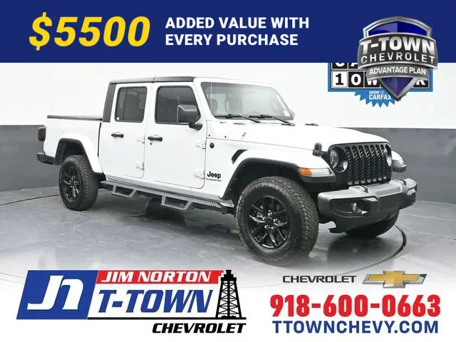 White 2022 Jeep Gladiator Altitude for sale in Tulsa, OK