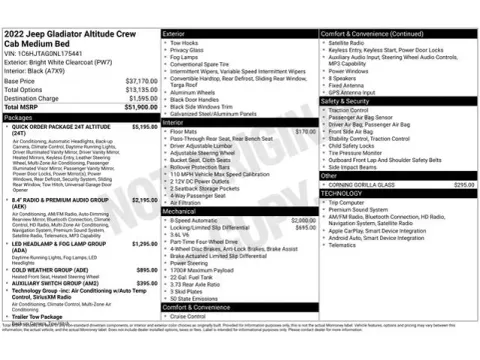 Another view of 2022 Jeep Gladiator Altitude for sale in Tulsa, OK at Jim Norton T-Town Chevrolet