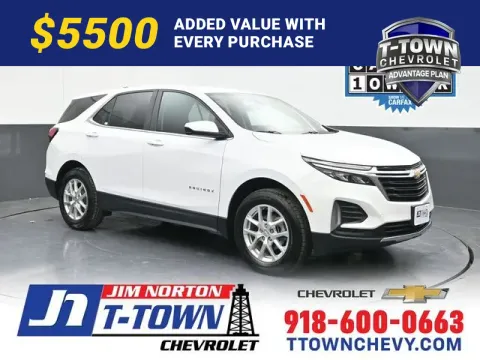 White 2024 Chevrolet Equinox LT for sale in Tulsa, OK